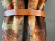 eco printed tabard + scarf/shawl