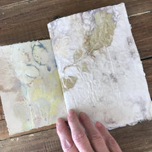 ecoprinted book or journal