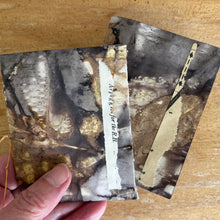 ecoprinted mini book/journal
