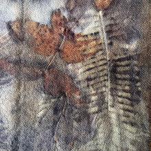 eco printed vintage wool fabric