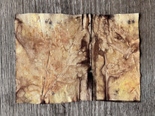 eco printed canvas - set of 4