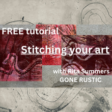 FREE tutorial - Stitching your art