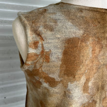 eco printed wool tunic