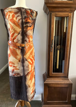 eco printed tabard + scarf/shawl