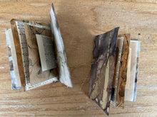 ecoprinted mini book/journal