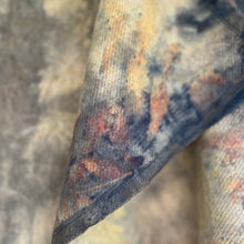 eco printed wool vest