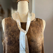 eco printed silk dress