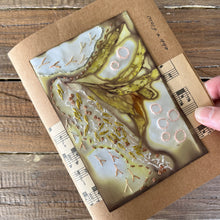 ecoprinted journal - ebb + flow