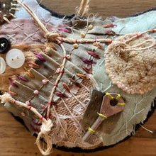 ‘tattered’ bird or heart hanger