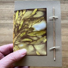 ecoprinted greeting card - twig