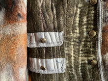 eco printed wool jacket