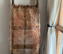 eco printed vintage silk organza