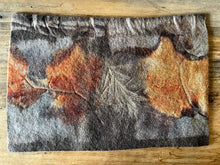 eco printed wool felt