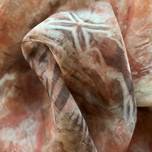 eco printed vintage silk organza
