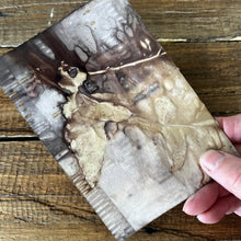 eco printed card - rustic