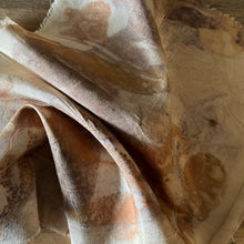eco printed vintage silk