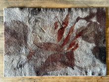 eco printed wool felt