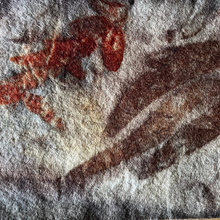 eco printed wool felt