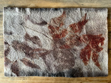 eco printed wool felt