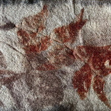 eco printed wool felt