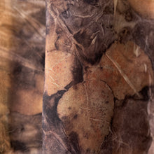 eco printed silk chiffon