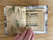 ecoprinted mini book/journal