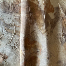 eco printed vintage silk