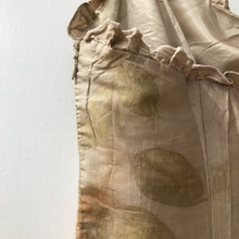 eco printed crushed silk dress