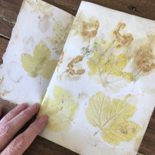 ecoprinted book or journal