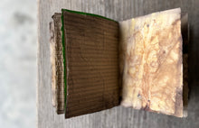 ecoprinted book/journal - feather
