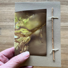 ecoprinted greeting card - twig