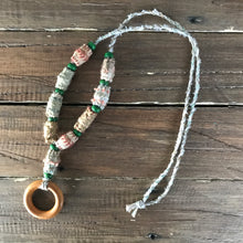 hand stitched statement necklace