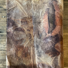 eco printed silk organza