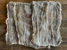 eco dyed cotton gauze (set of 3)