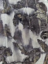 eco printed vintage silk fabric