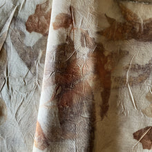 eco printed vintage silk