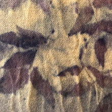 eco printed vintage wool fabric