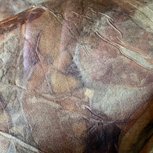 eco printed silk organza