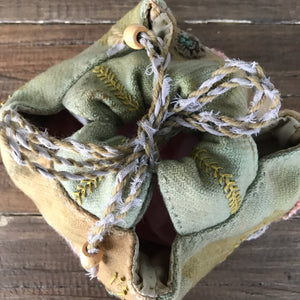 hand stitched small rice bag