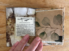 ecoprinted mini book/journal