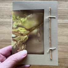 ecoprinted greeting card - twig
