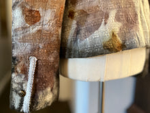 eco printed wool jacket