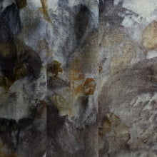 eco printed vintage wool fabric