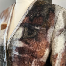 eco printed wool jacket
