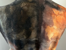 eco printed tabard + scarf/shawl