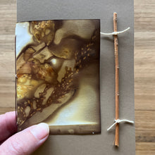 ecoprinted greeting card - twig
