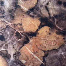 eco printed silk chiffon