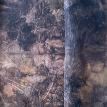eco printed silk chiffon