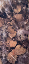 eco printed silk chiffon