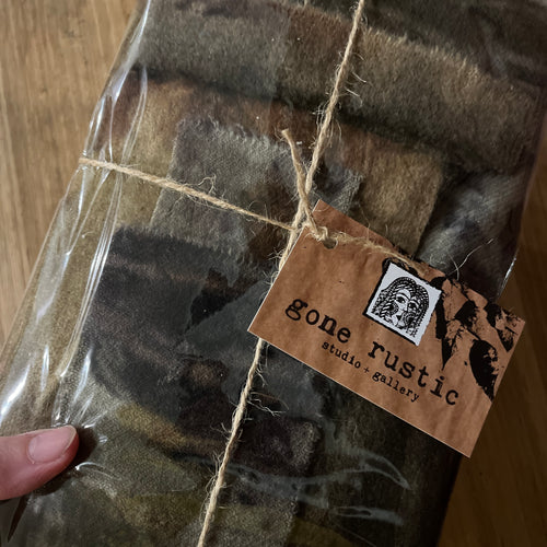 eco printed wool bundle